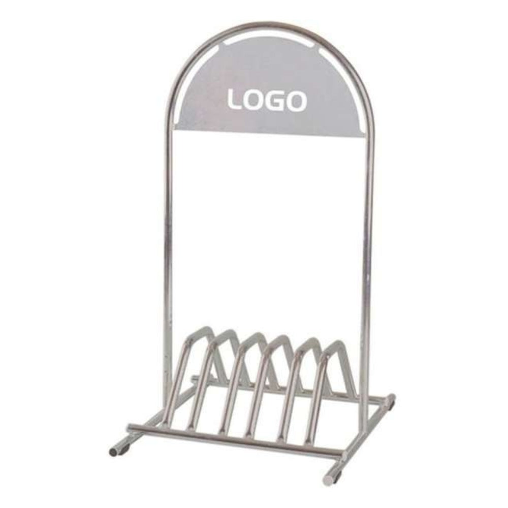 Stahlrohr Fahrradständer, Kundenstopper mit Fahrradständer
