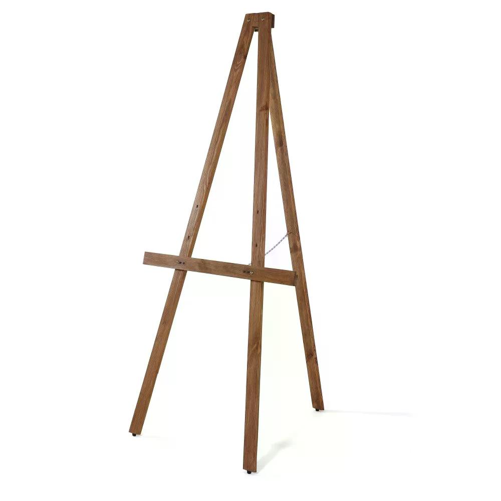 Holz Staffelei Basic, Dunkel, 160cm