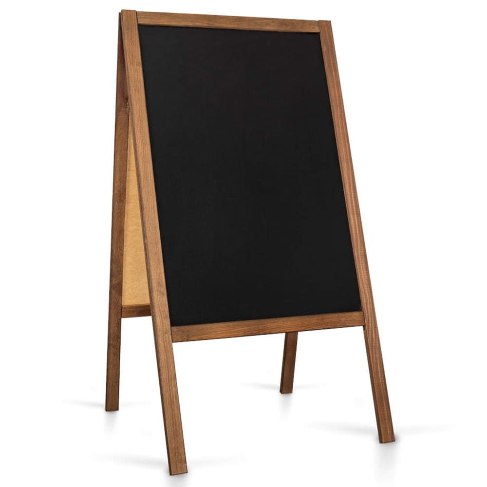 Holz Kundenstopper "ColorFrame" 118x61cm