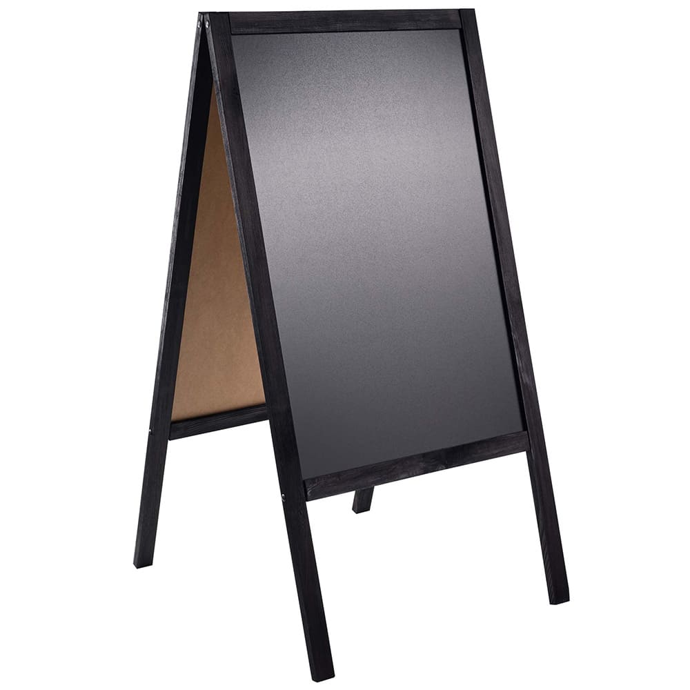Holz Kundenstopper "ColorFrame" 118x61cm