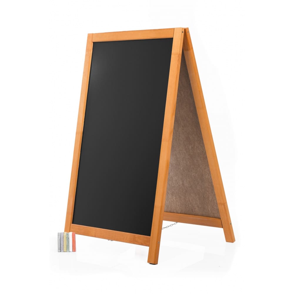 Holz Kundenstopper 95x56cm, Indoor