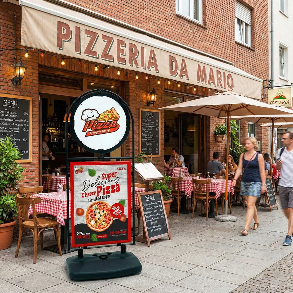 Kundenstopper "Swing Rotator", Outdoor