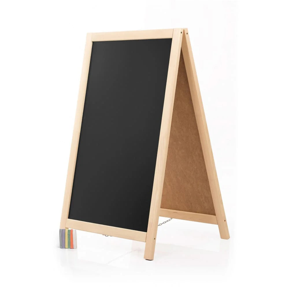 Holz Kundenstopper 95x56cm, Indoor - B-Ware / Abverkauf / Einzelstücke