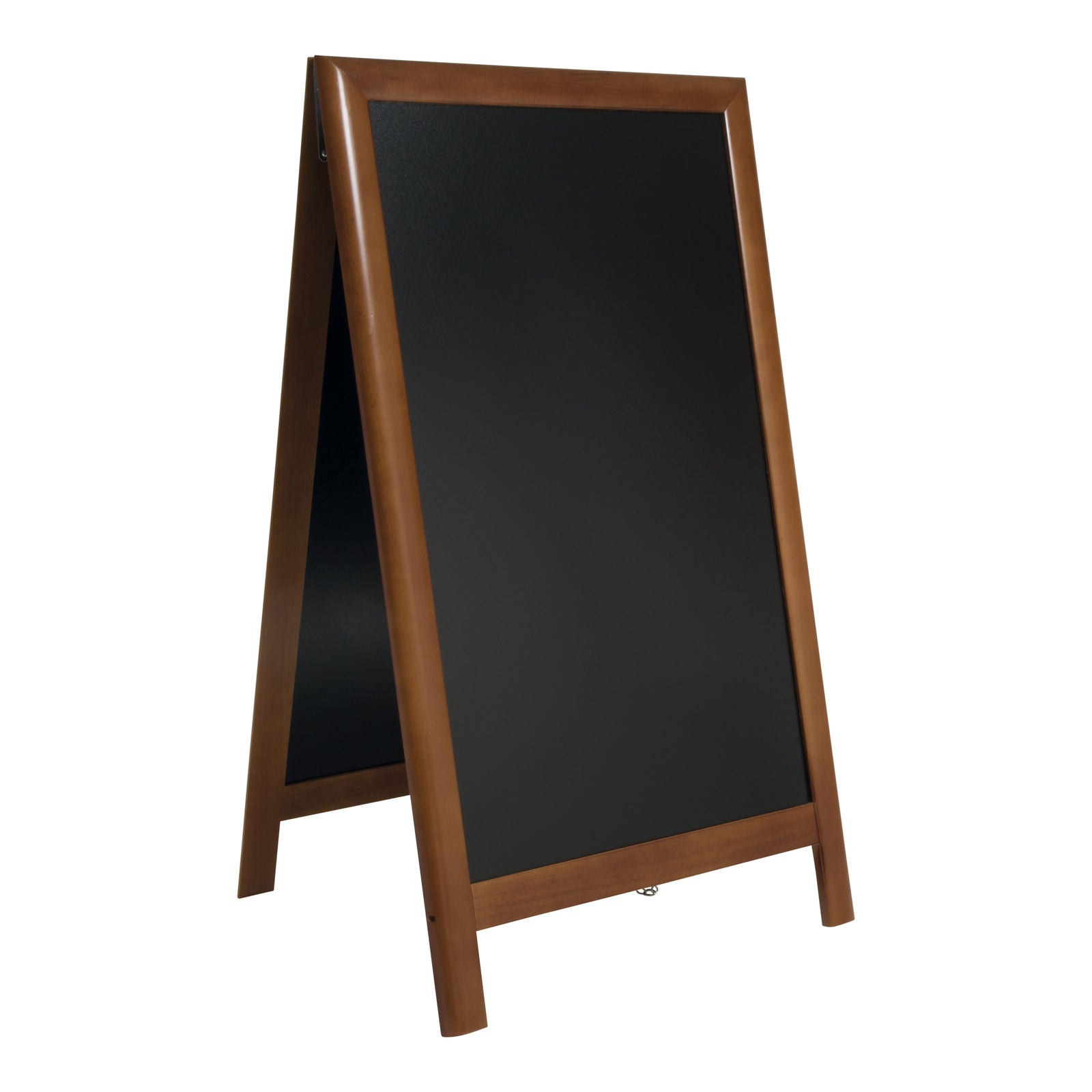 Securit® Holz Kundenstopper 125x70cm, Deluxe, Dunkelbraun, Outdoor