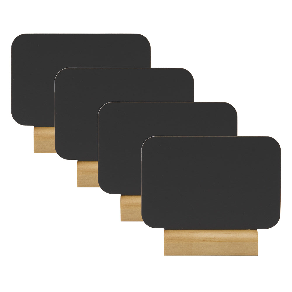 Securit®, Mini Tischkreidetafel "Rechteck", 4er-Set