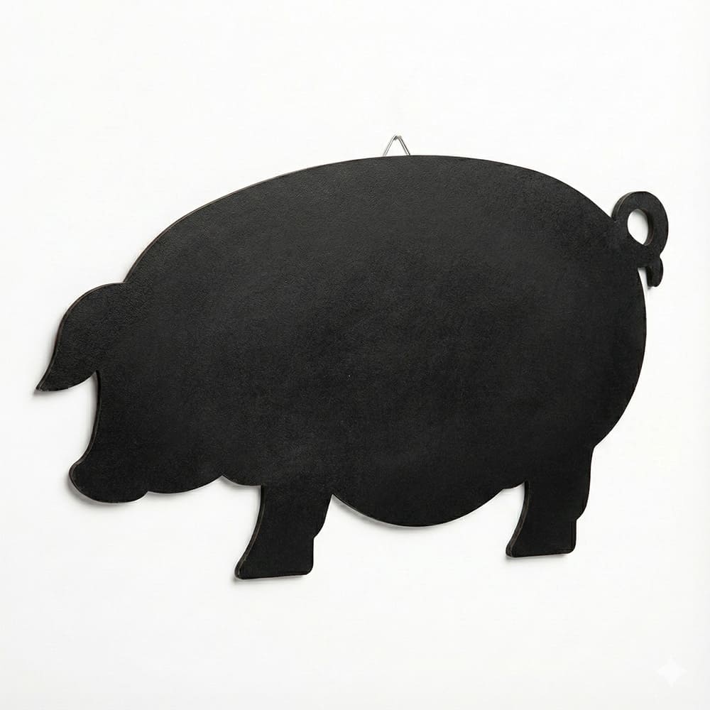 Kreidetafel "Schwein" ohne Rahmen, 92x52cm, Outdoor - Abverkauf / Einzelstücke