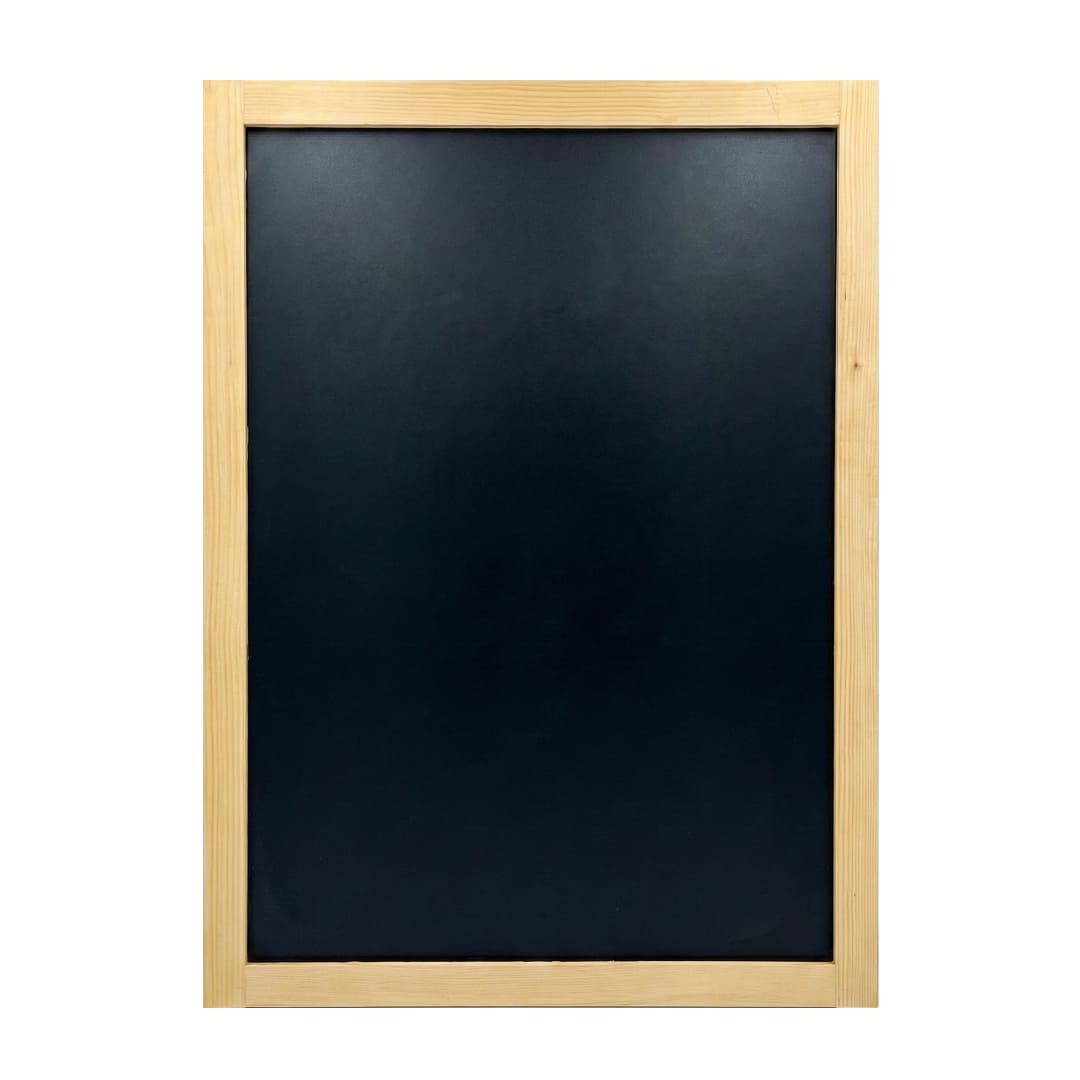 Wandkreidetafel Magnetisch 68x93cm, Holzrahmen Natur - B-Ware / Abverkauf