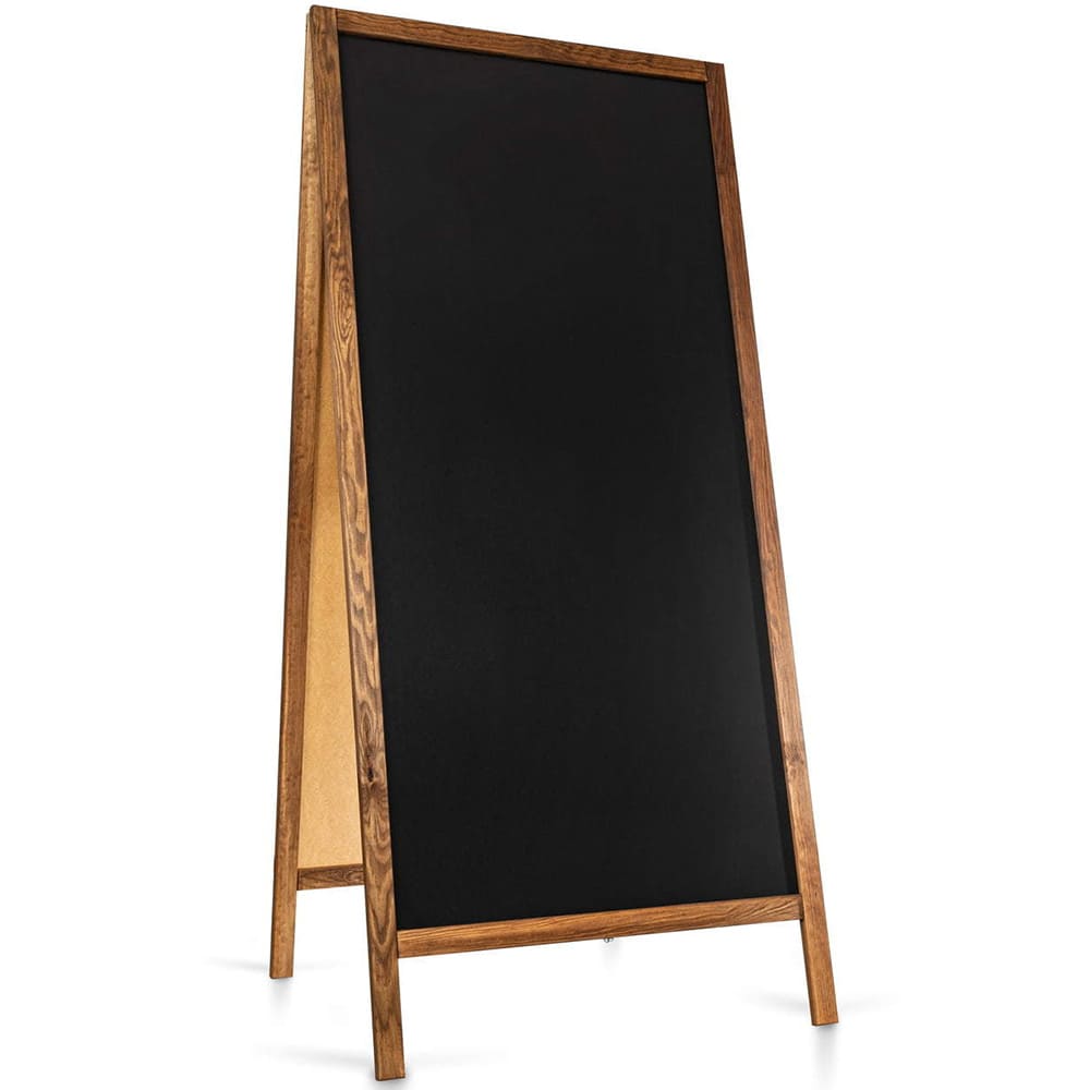 XXL Holz Kundenstopper "ColorFrame" 160x72cm