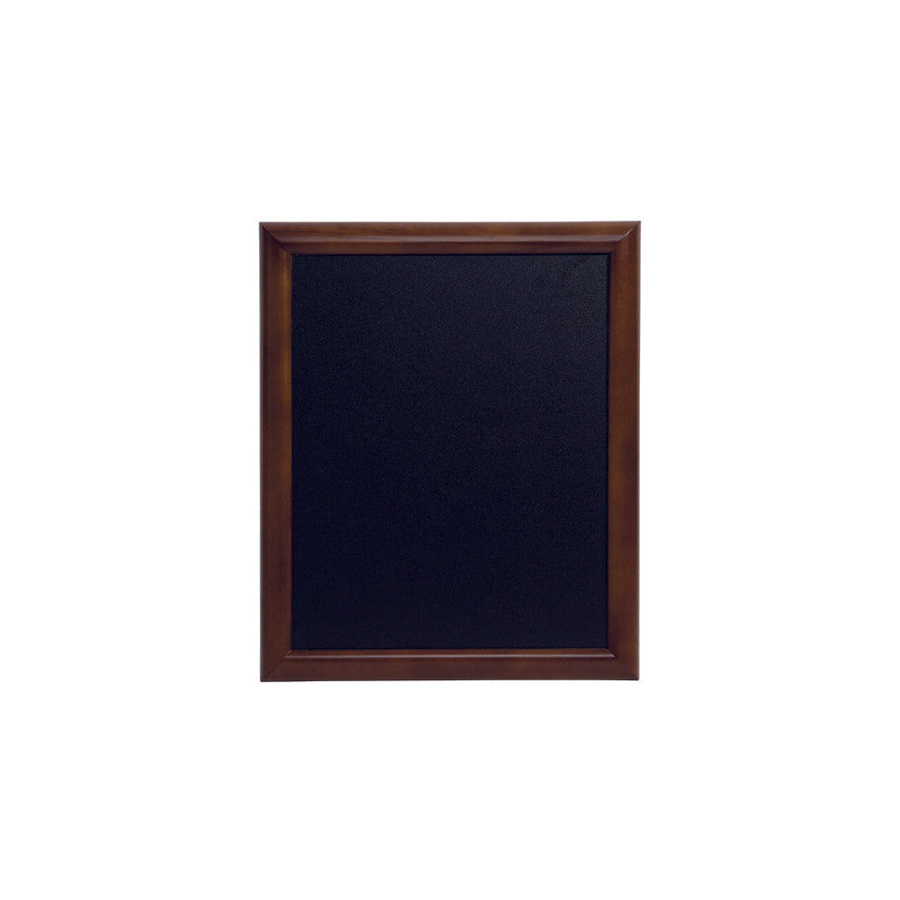 Dunkelbraune Kreidetafel mit Holzrahmen