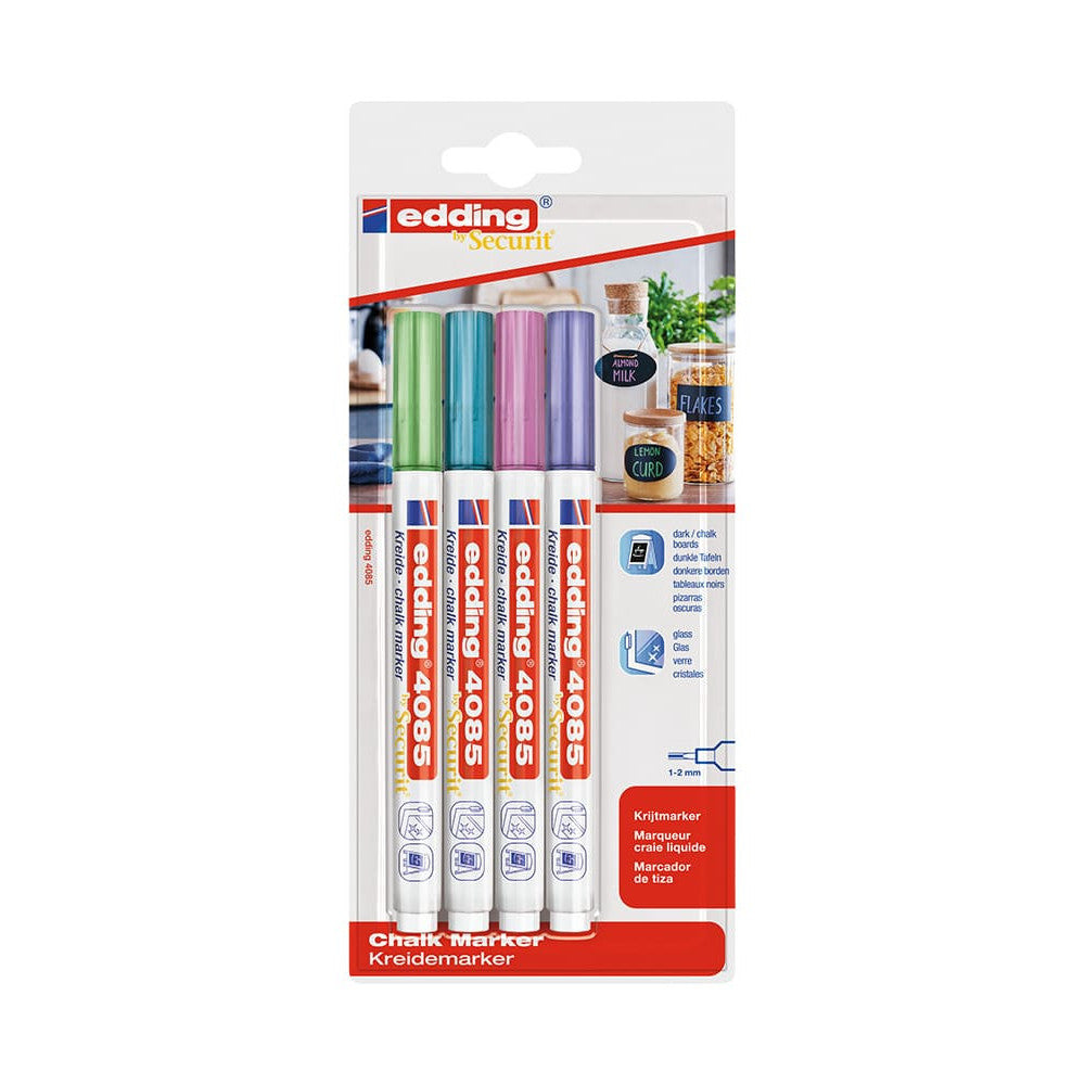Edding Kreidemarker 4085 Metallic Farben