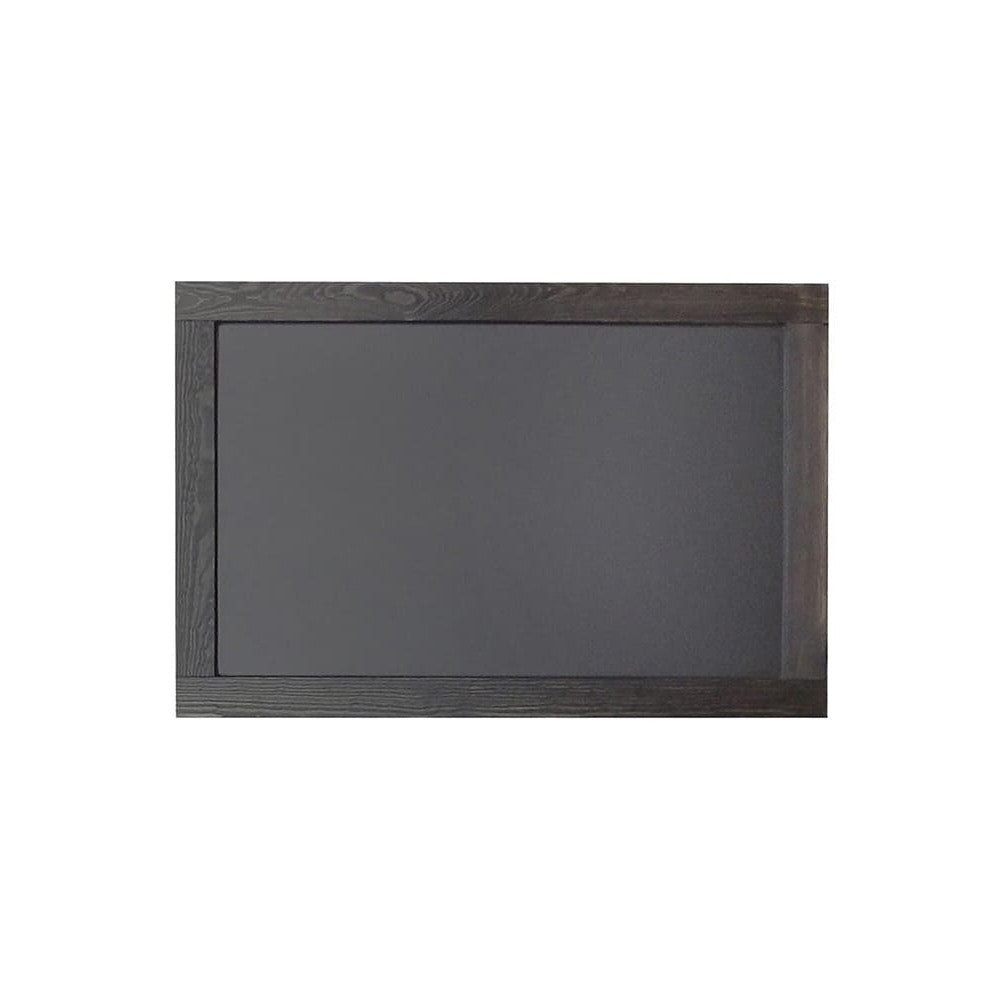 XXL Wandkreidetafel mit Kiefer-Holzrahmen, 70x125cm, Schwarz
