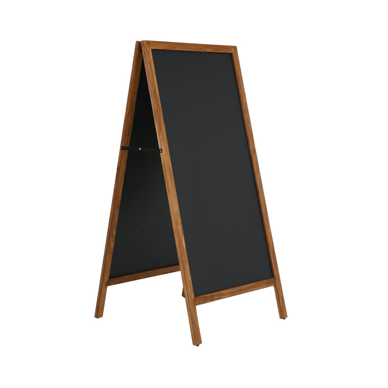 Grosser Holz Kundenstopper mit Kreidetafel magnetisch zum beschriften