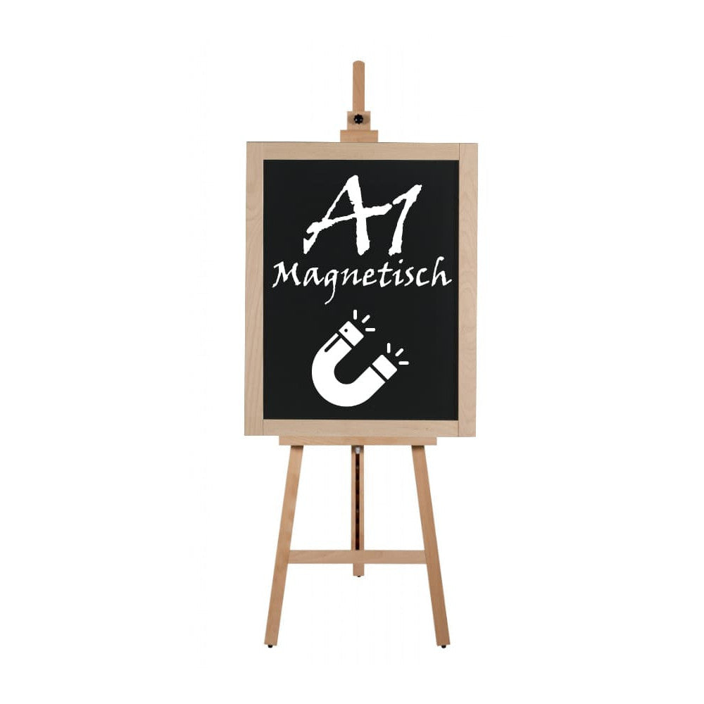 Holz Staffelei Art Easel A1 Magnetisch in hellem Buchenholz günstig online kaufen