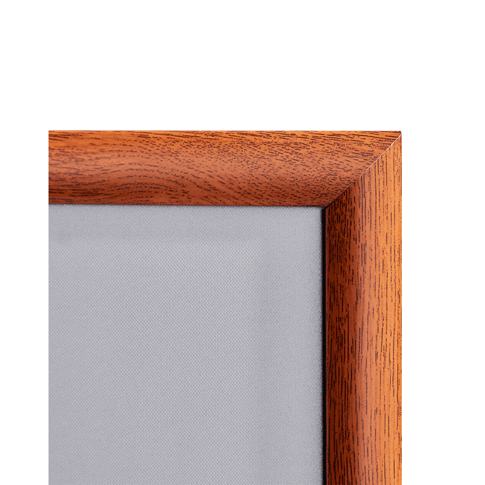 Holzoptik Klapprahmen Alu