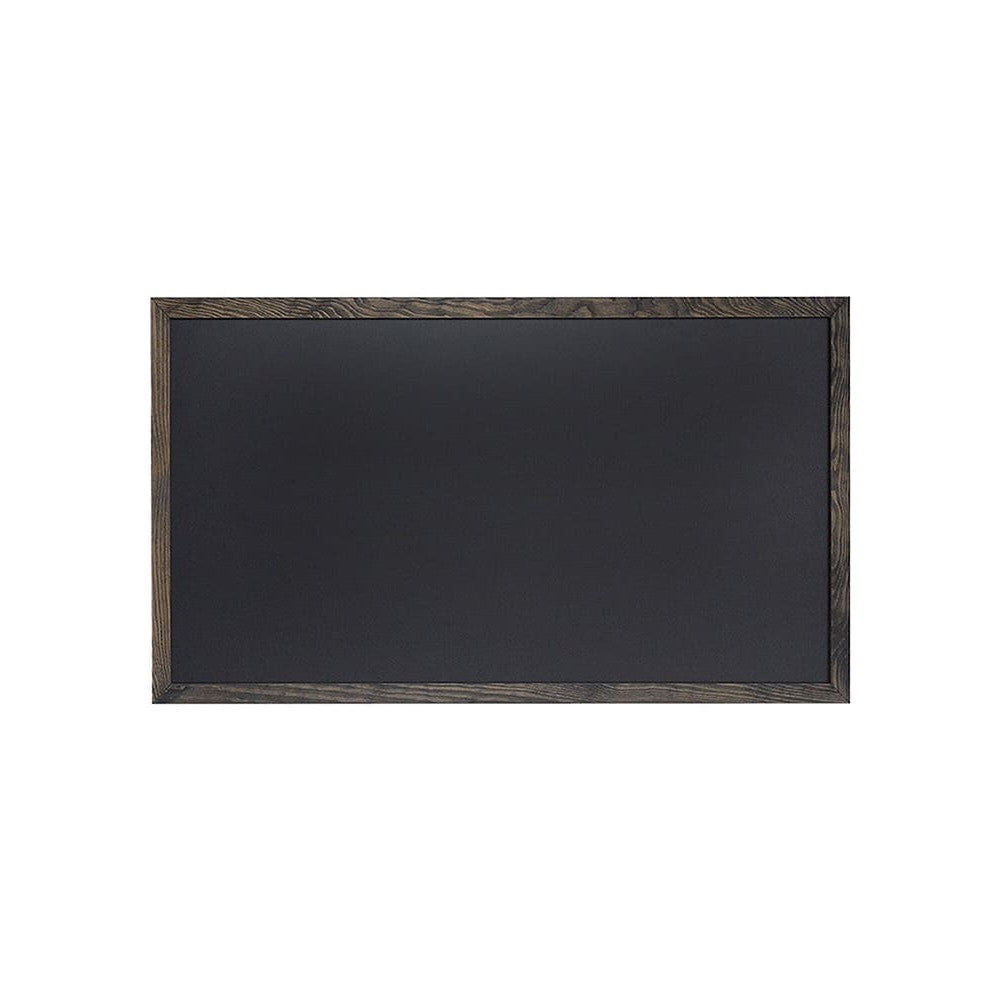Wandkreidetafel mit Kiefer-Holzrahmen, 55x100cm, Schwarz