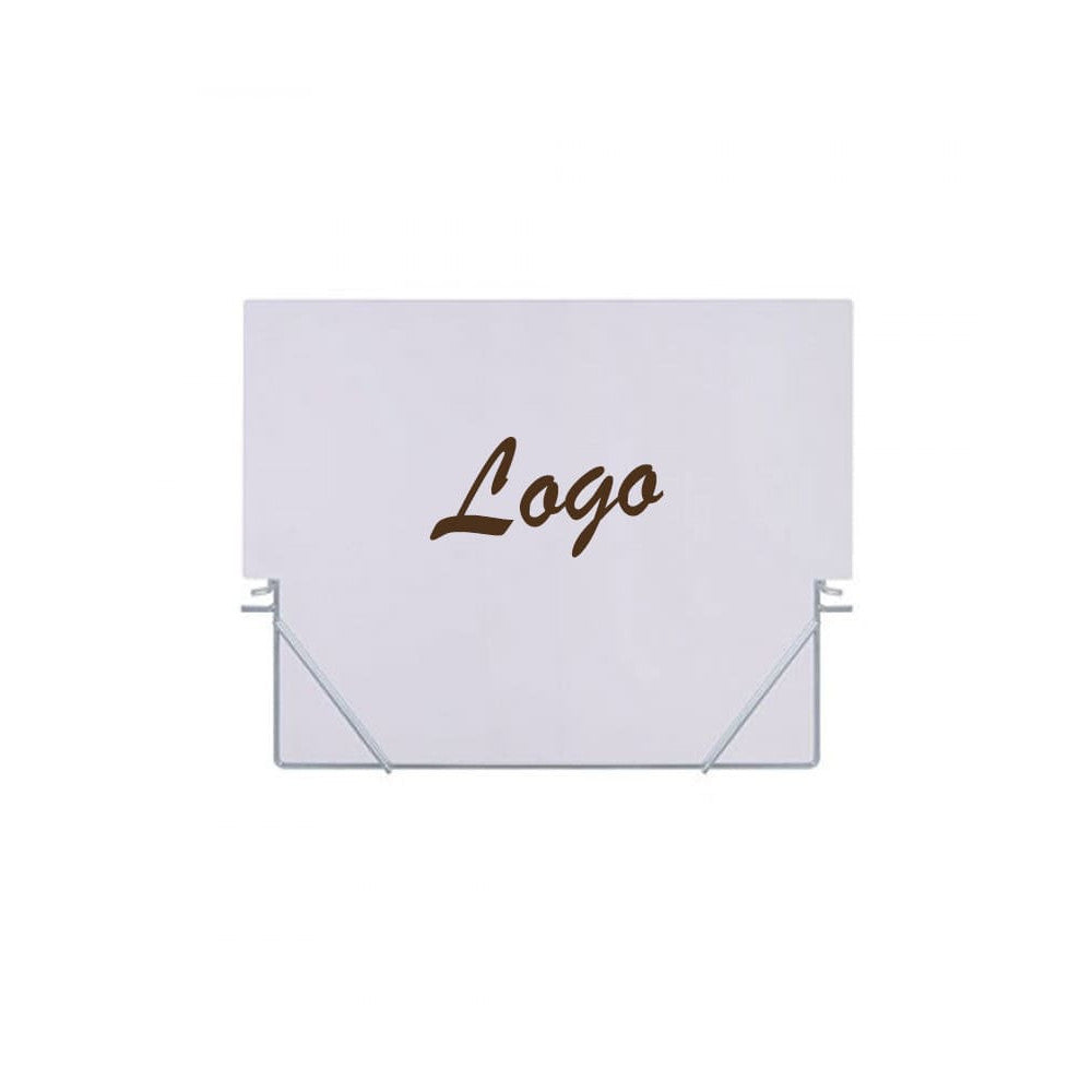 Logoschild für Kundenstopper