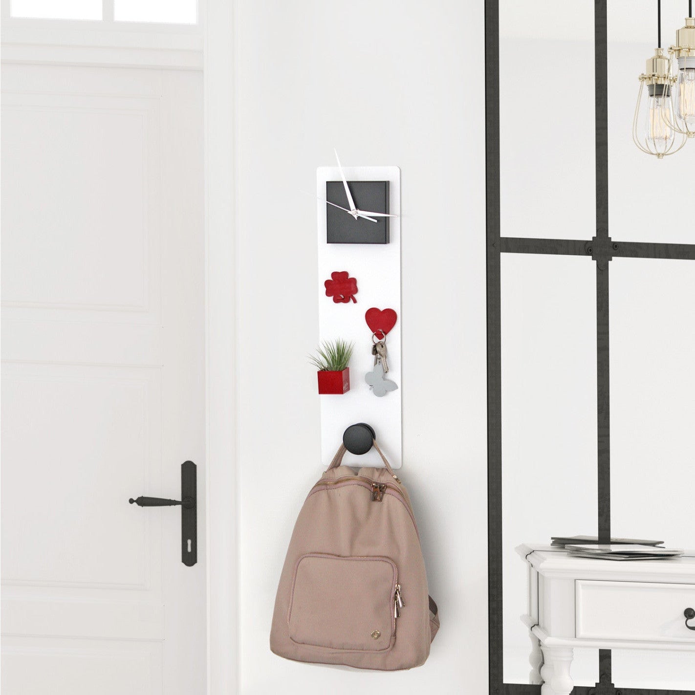 KalaMitica® Kreidetafel Magnetisch, Ohne Rahmen, 14x70cm, Weiss