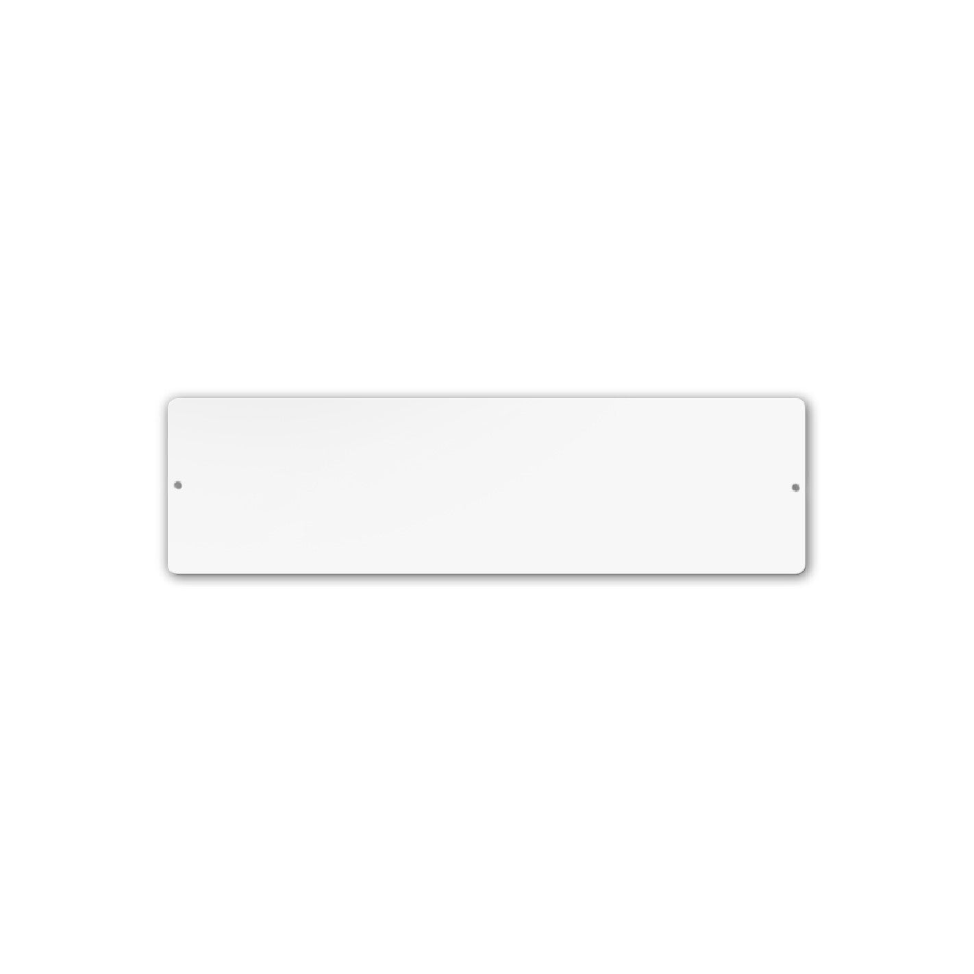 KalaMitica® Kreidetafel Magnetisch, Ohne Rahmen, 14x70cm, Weiss