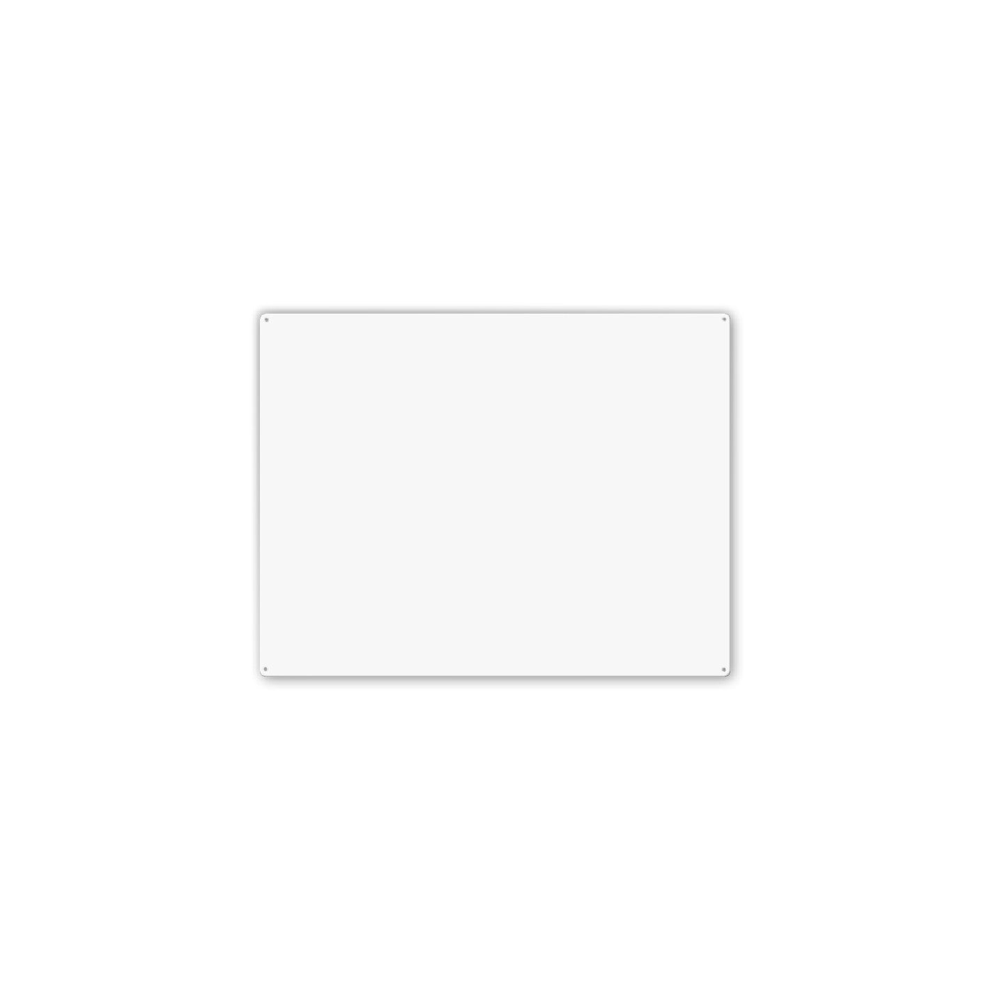 KalaMitica® Kreidetafel Magnetisch, Ohne Rahmen, 38x56cm, Weiss