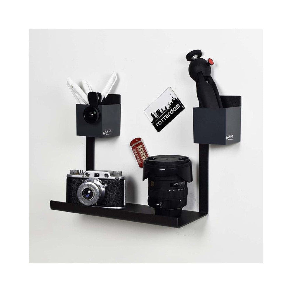 Magnetische Wandablage Wandregal Kalamitica Anthrazit