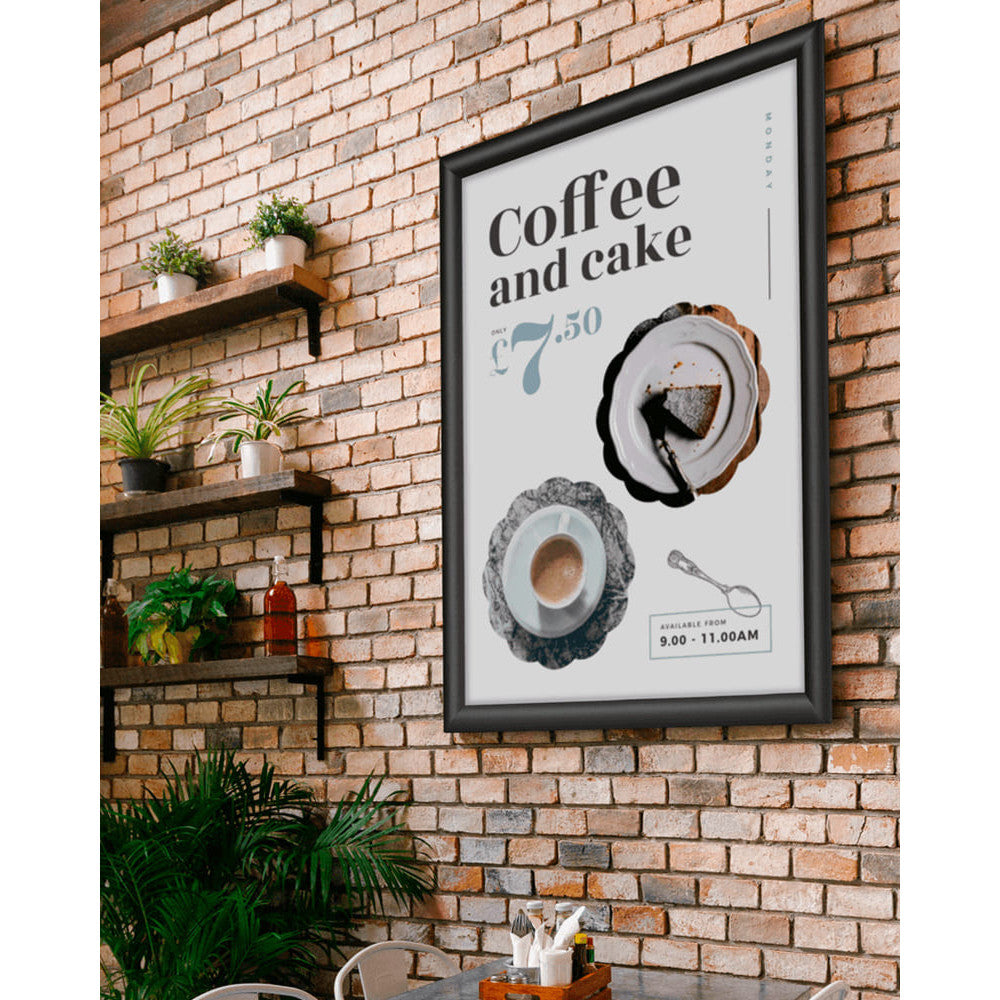 Schwarzer Alu Bilderrahmen günstig online bestellbar