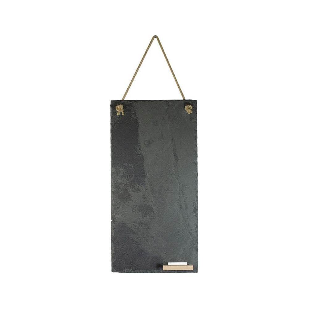 Wandschiefertafel mit Kordel & Ablage 30x60cm