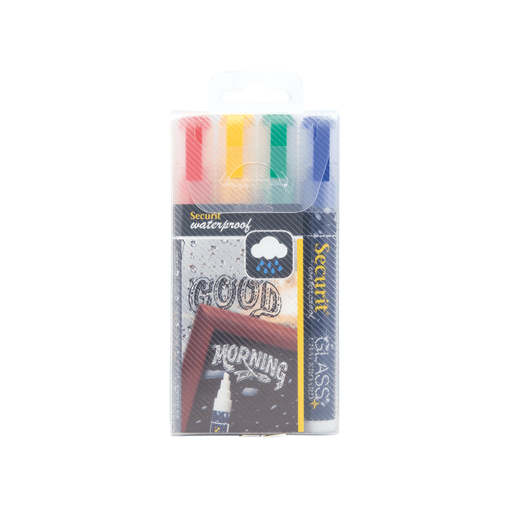 wasserfeste Kreidemarker Securit farbig mit 2-6mm Spitze zum Schreiben auf Kreidetafeln und Glas, Kreidemarker wasserfest Securit farbig günstig online kaufen