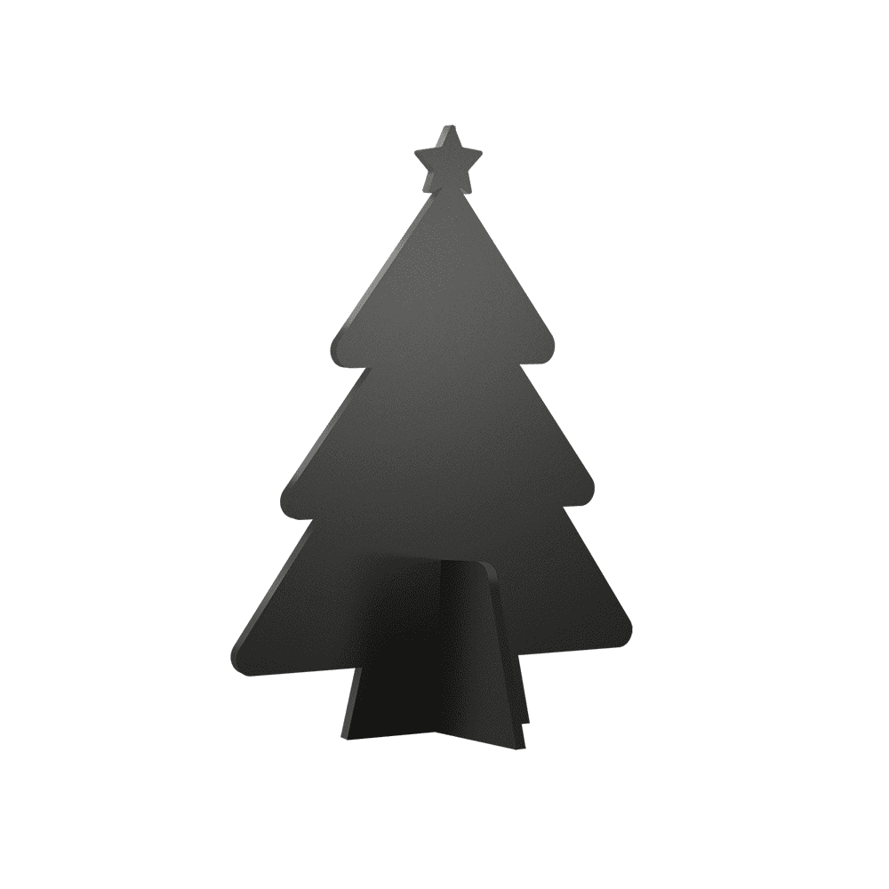 Weinachtsbaum Tischaufsteller Kreidetafel 3D von Securit zum Beschriften mit Kreidemarker