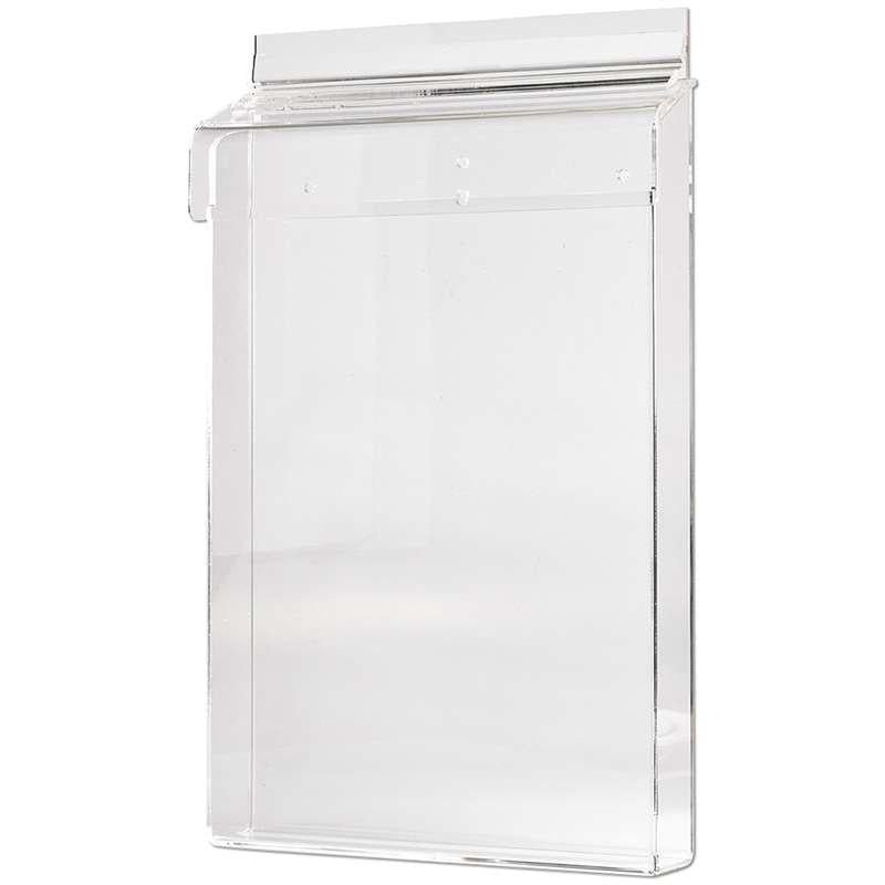 Acryl Prospektbox für Kundenstopper, Wandprospektbox