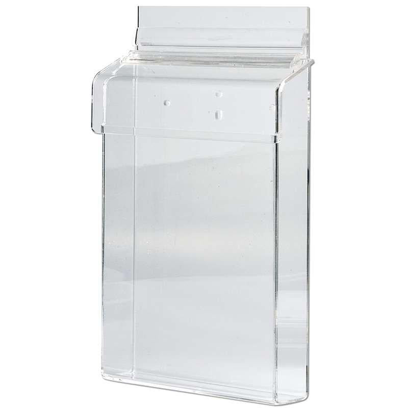 Acryl Prospektbox für Kundenstopper, Wandprospektbox
