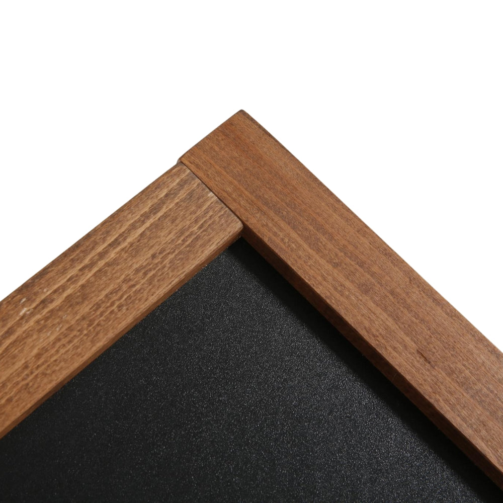 Holz Kundenstopper "FloorStand" mit Kreidetafel