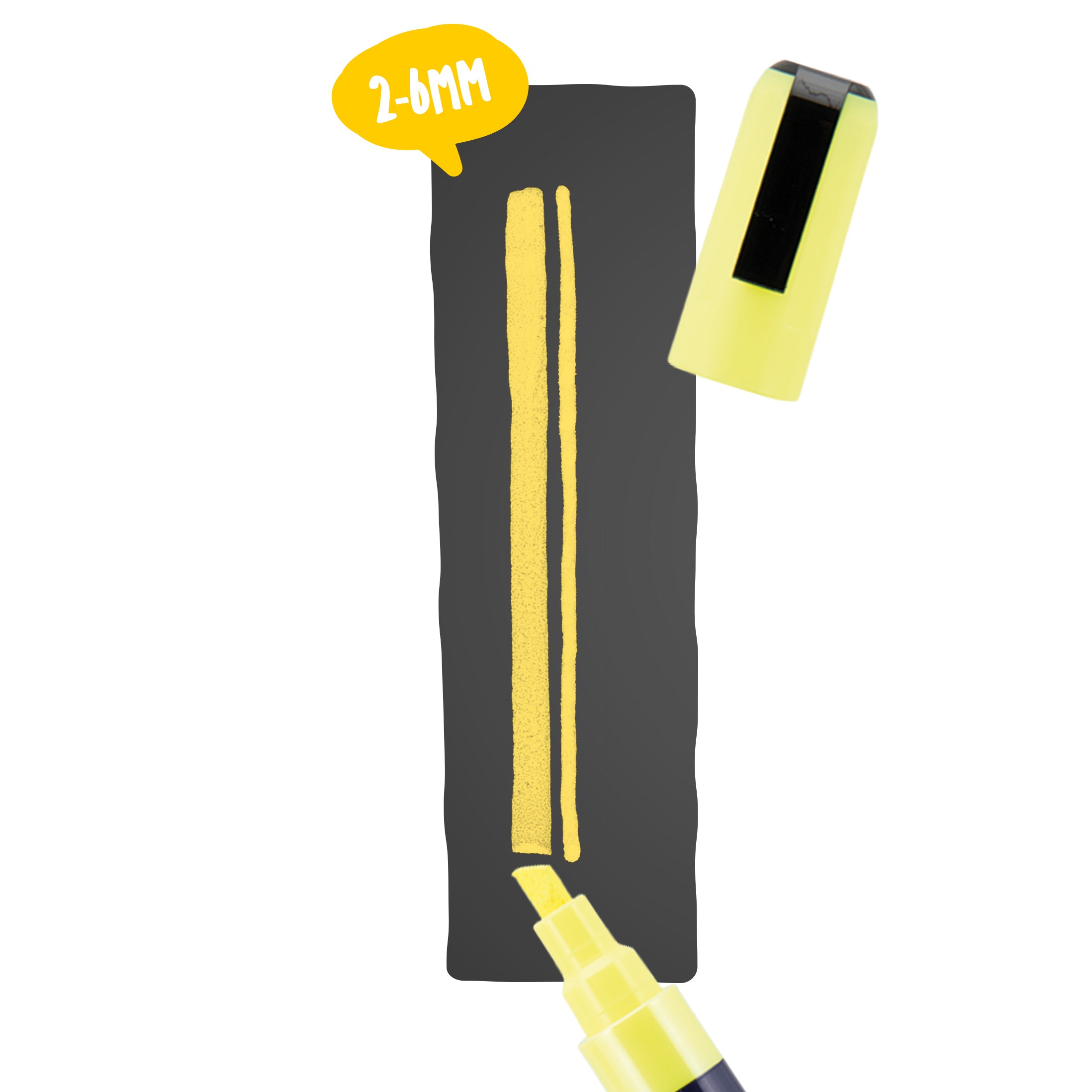 Securit® Kreidemarker, 2-6mm, 4er-Set, Farbig