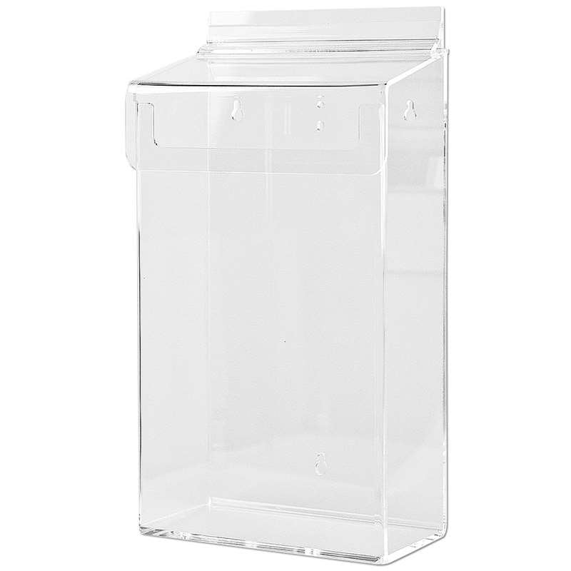 Acryl Prospektbox für Kundenstopper, Wandprospektbox