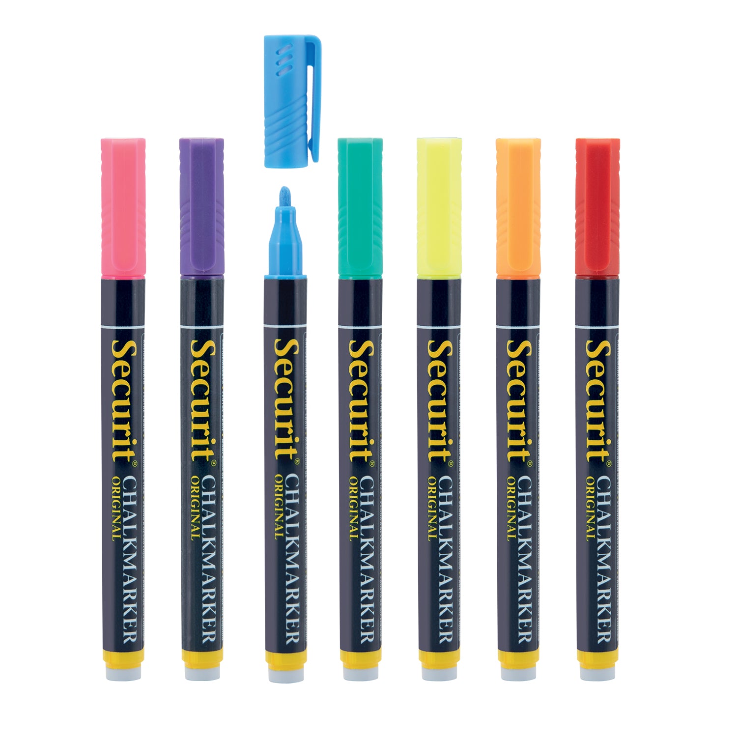 Securit® Kreidemarker, 1-2mm, 7er-Set, Farbig