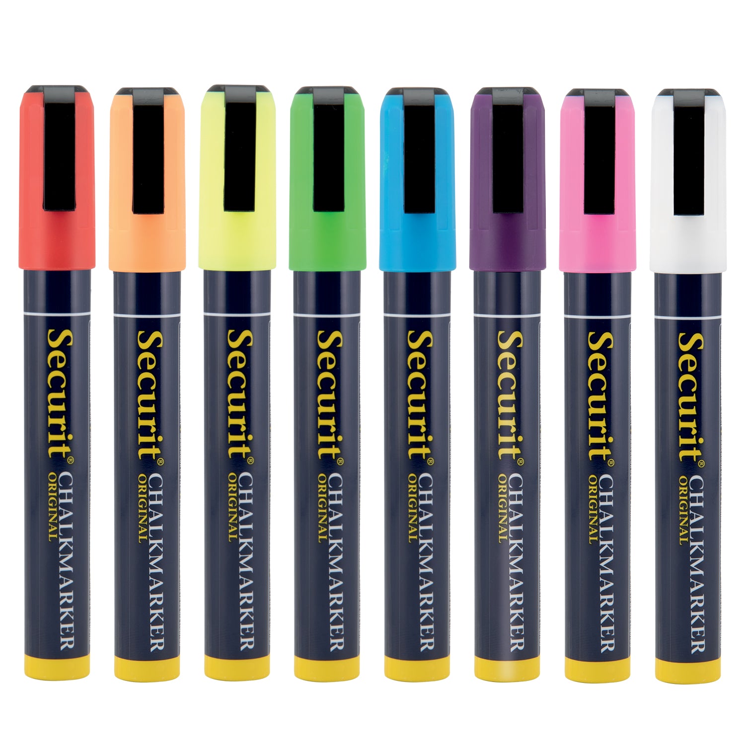 Securit® Kreidemarker, 2-6mm, 8er-Set, Farbig