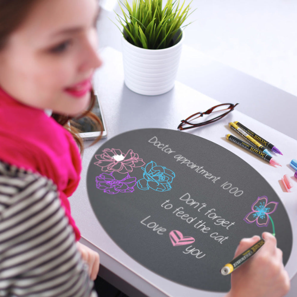 Securit® Wandkreidetafel Silhouette Oval, 38x30cm
