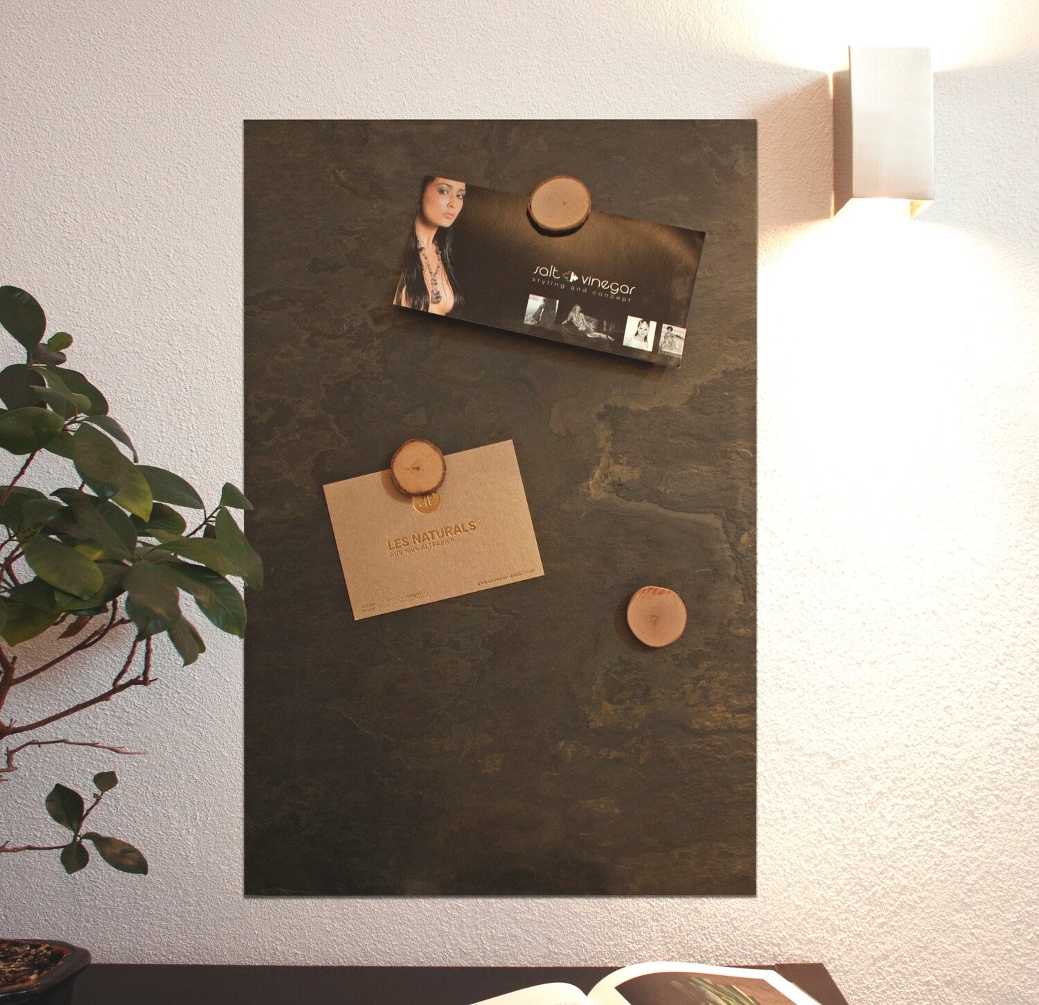 Magnetische Echt-Schiefertafel nach Mass – verschiedene Farben