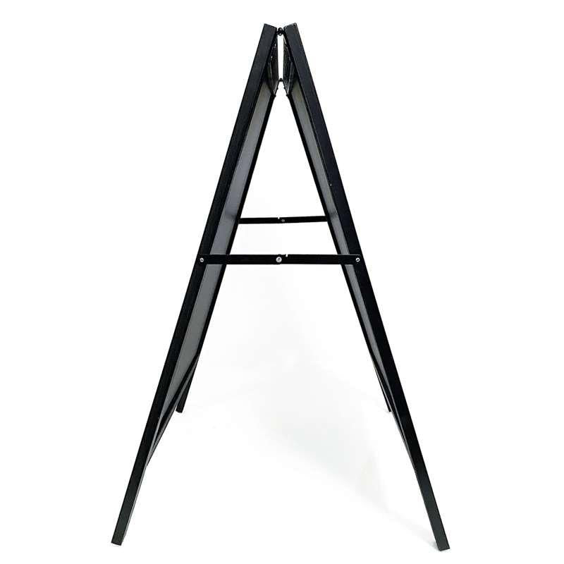 Holz Kundenstopper 105x68cm, Magnetisch, Schwarz, Outdoor