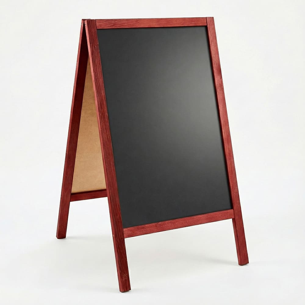 Holz Kundenstopper "ColorFrame" 90x51cm, Indoor