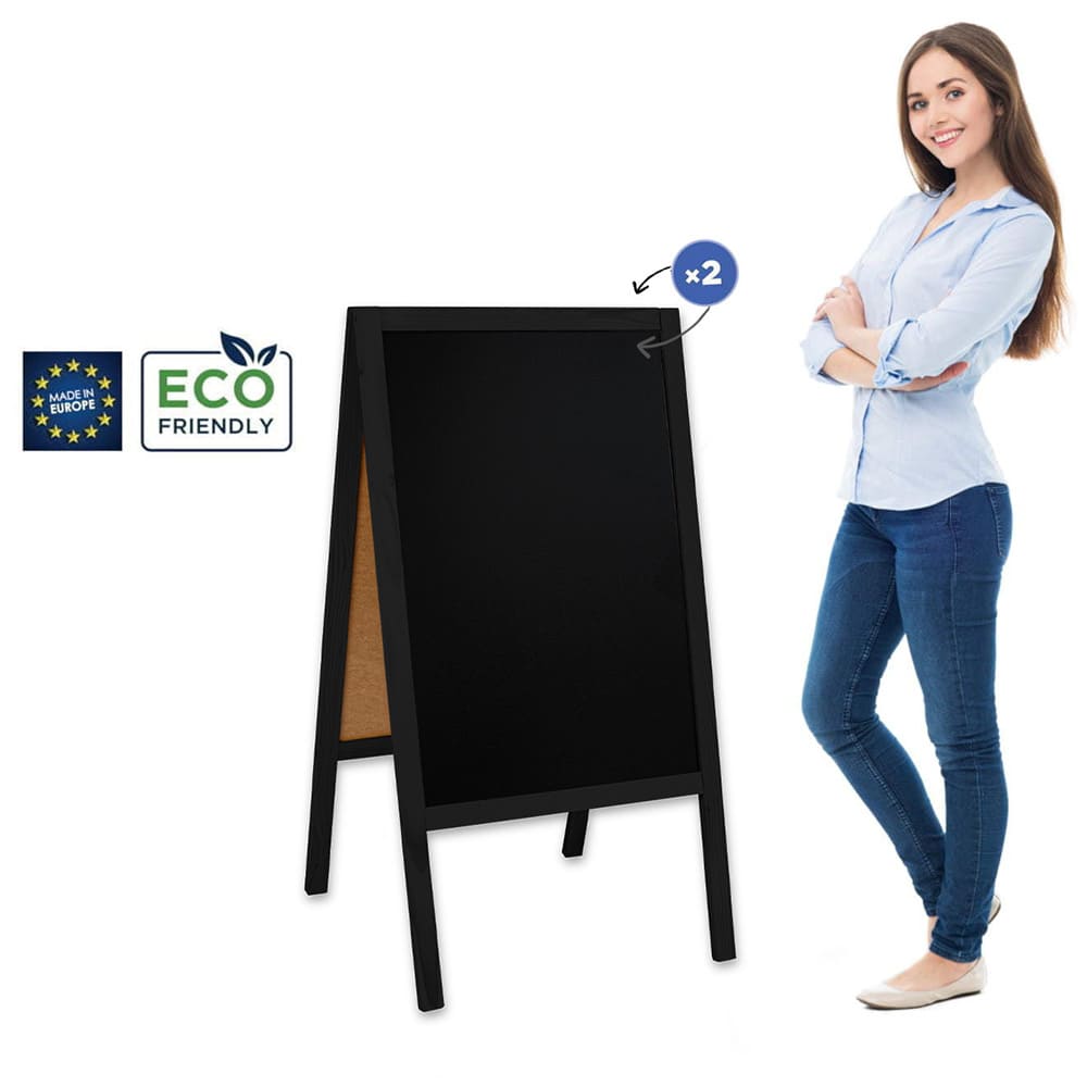 Holz Kundenstopper "ColorFrame" 118x61cm, Indoor