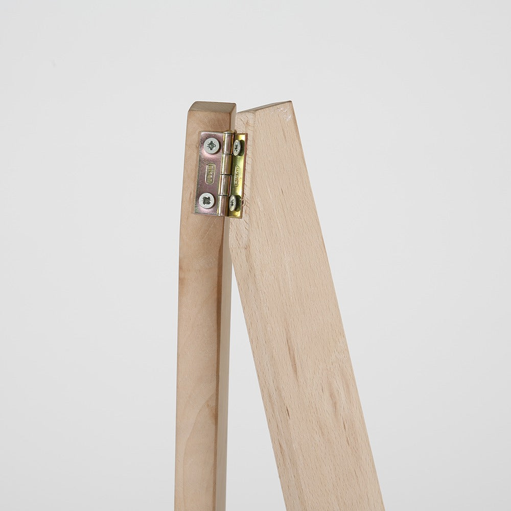 Mobile Staffelei Holz aus Buchenholz, 150cm, Natur