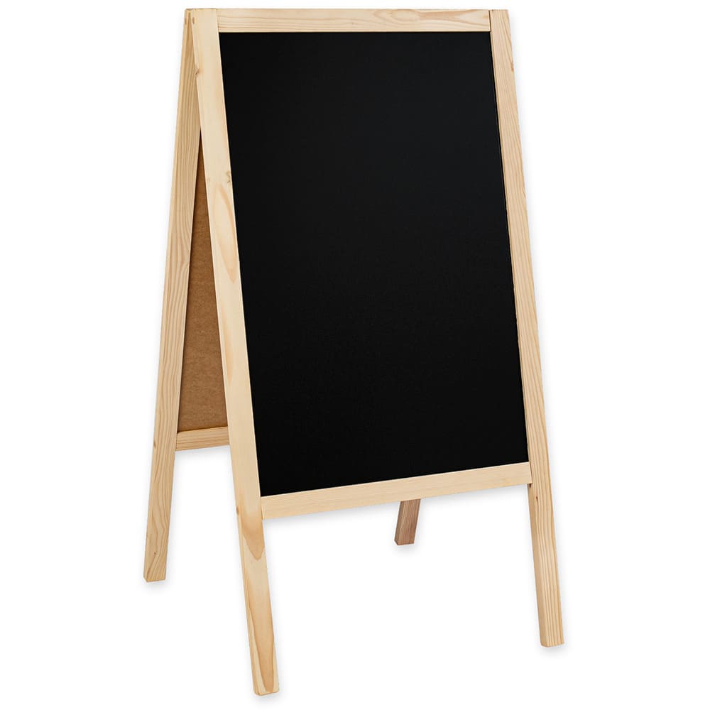Holz Kundenstopper "ColorFrame" 118x61cm