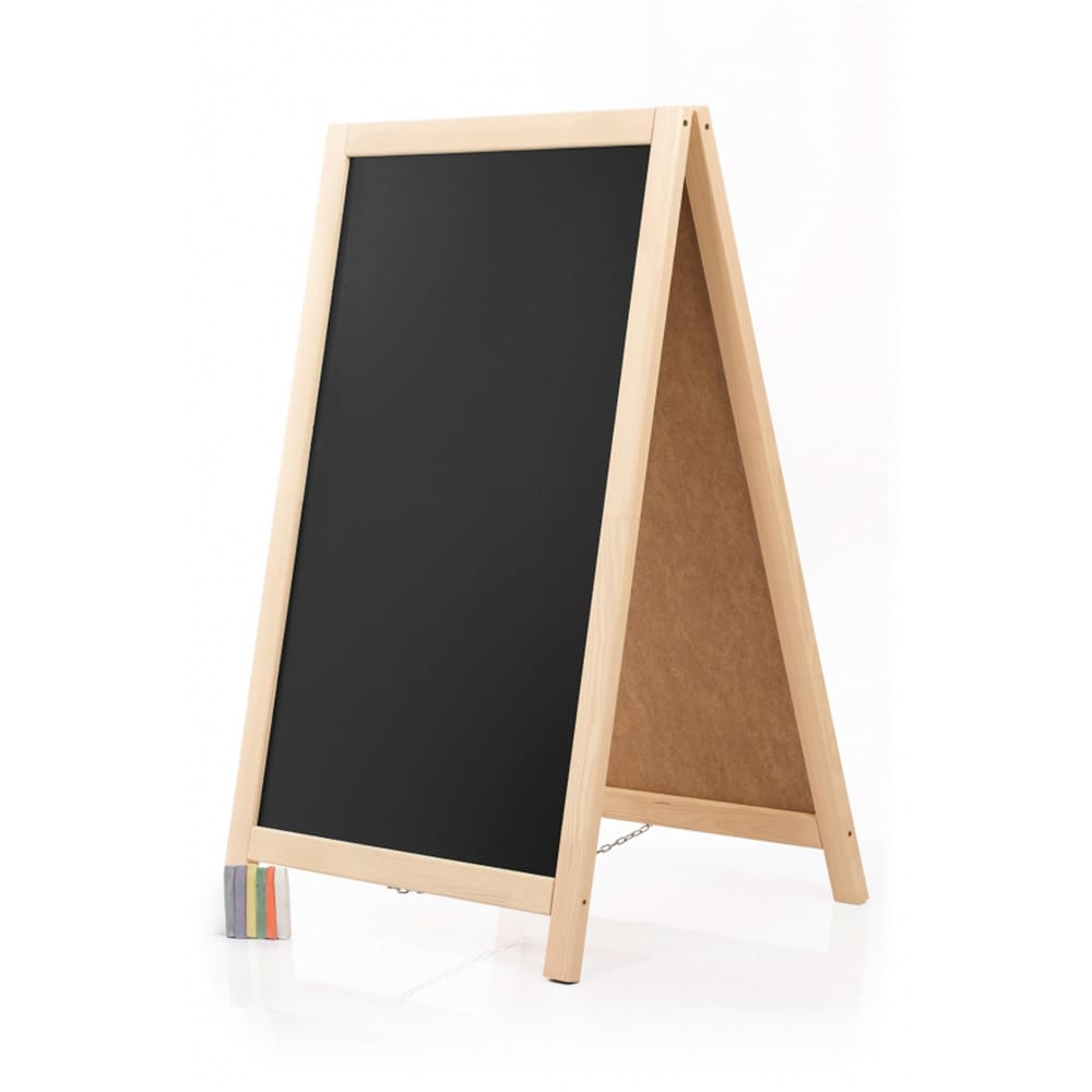 Holz Kundenstopper 95x56cm, Indoor