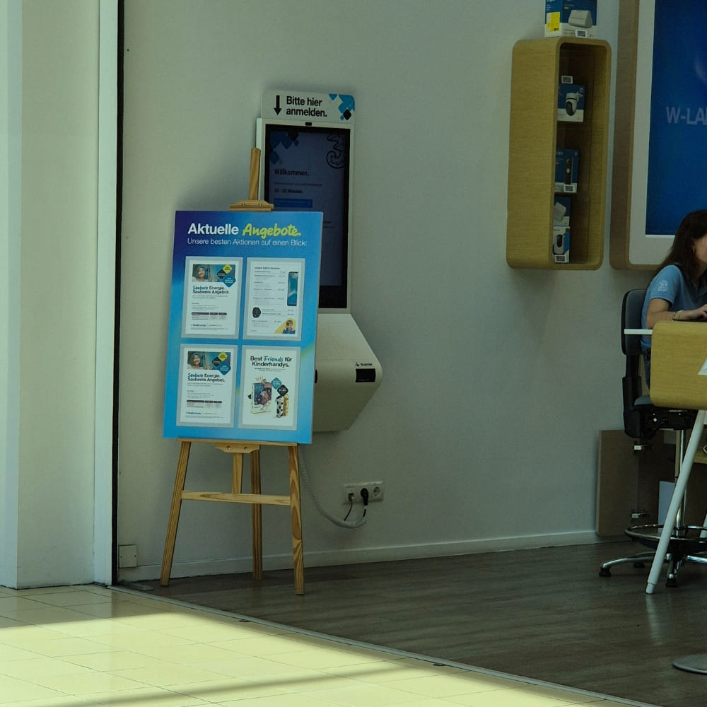 Holz Staffelei Classic, Natur, 175cm