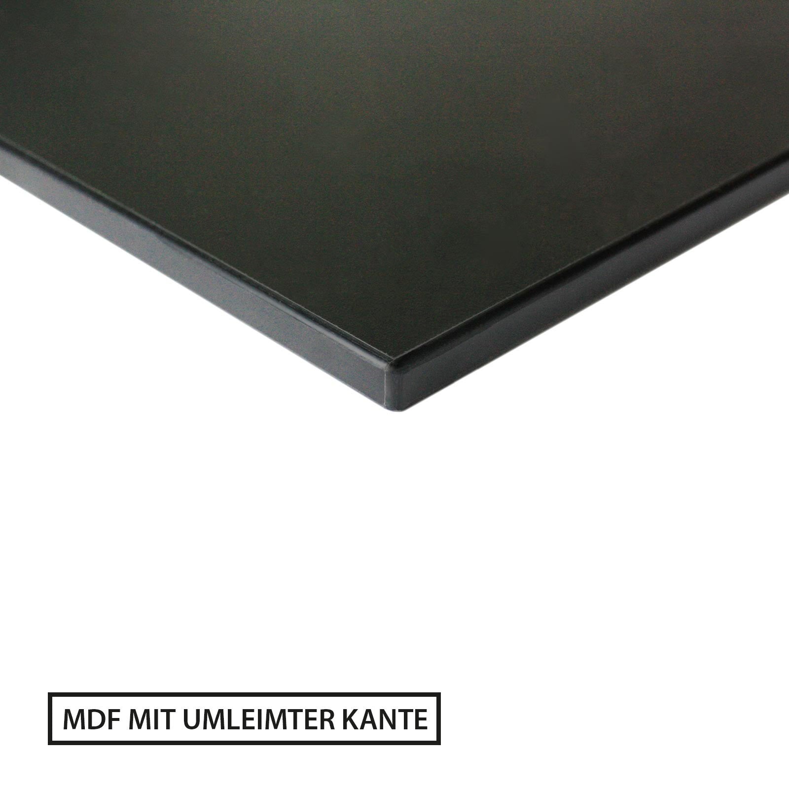 Wandkreidetafel ohne Rahmen, 50x50cm, Indoor (Einzelstück)