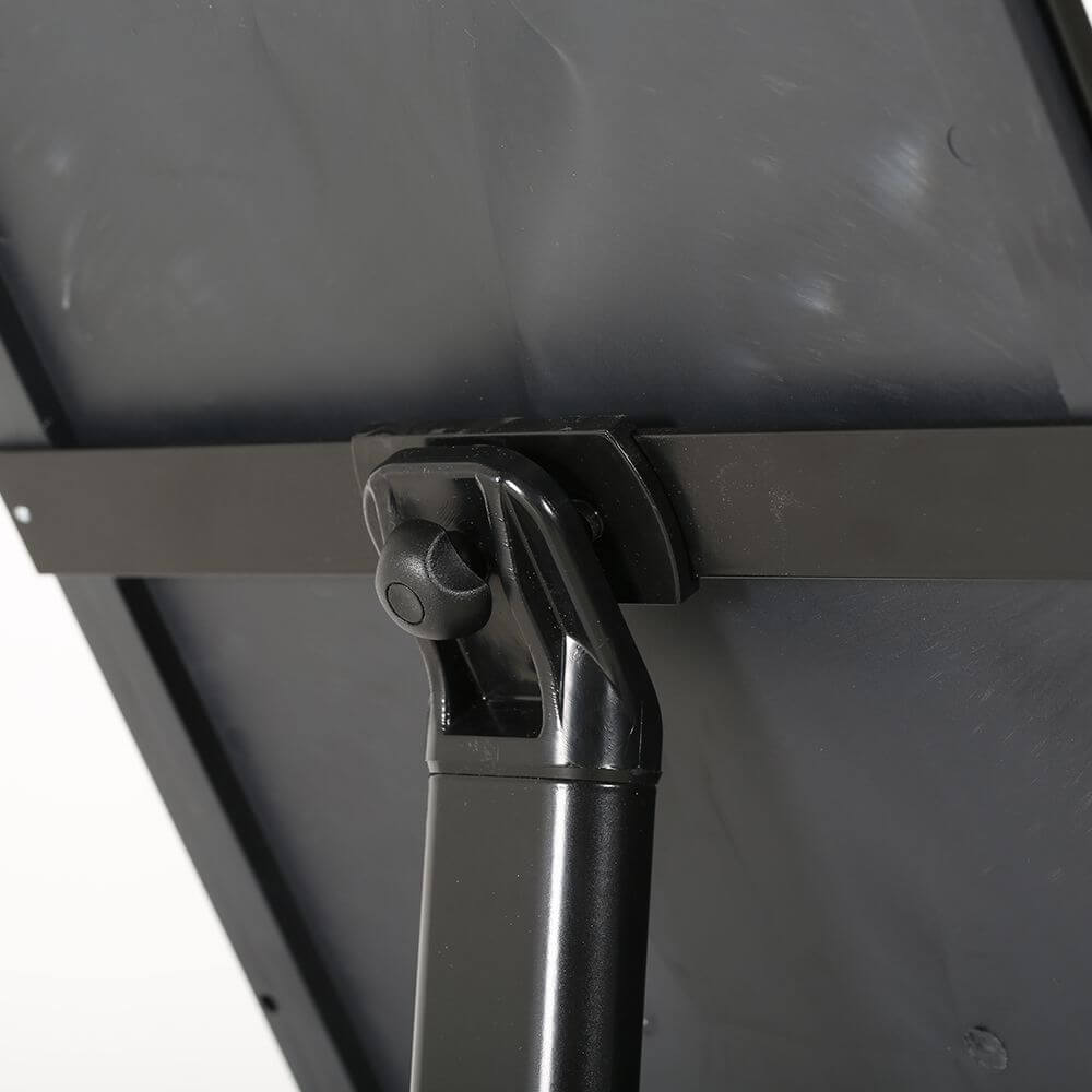 Infoständer "Deco", DIN A4, Schwarz