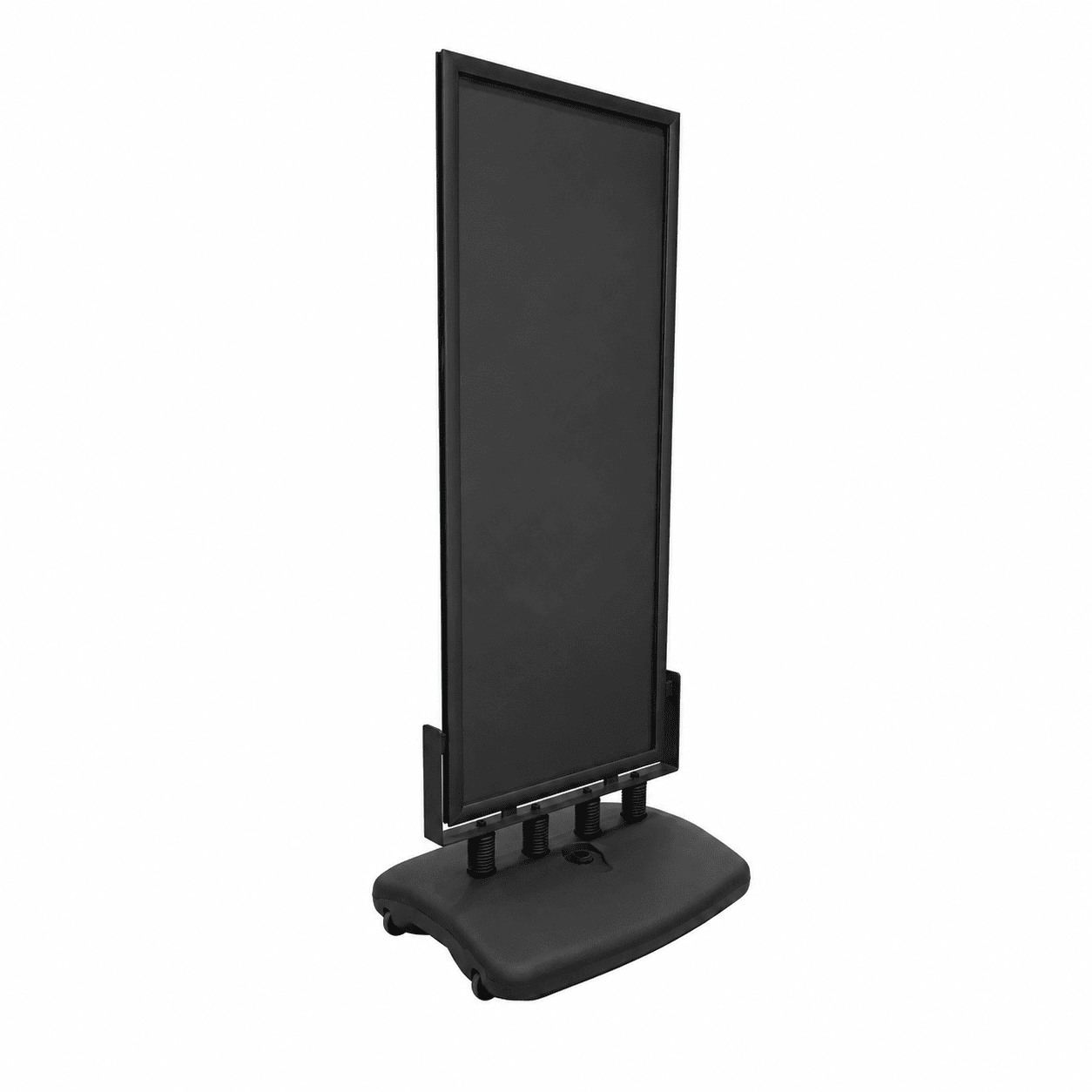 Kundenstopper Slim Tower 206 cm hoch – mit Wassertank & Swing-System