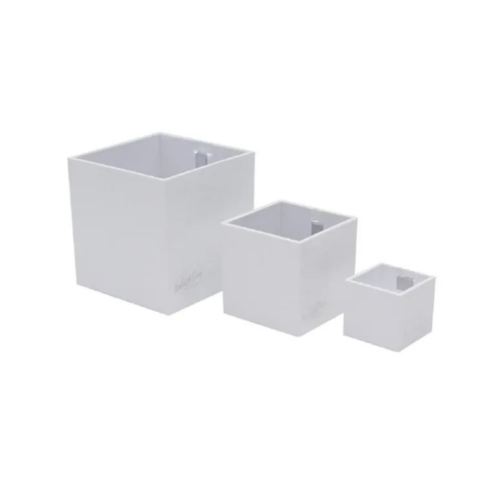 KalaMitica® Magnetische Würfelbehälter Neodym, Ø 3,5-6-9, Weiss, 3 Stk.