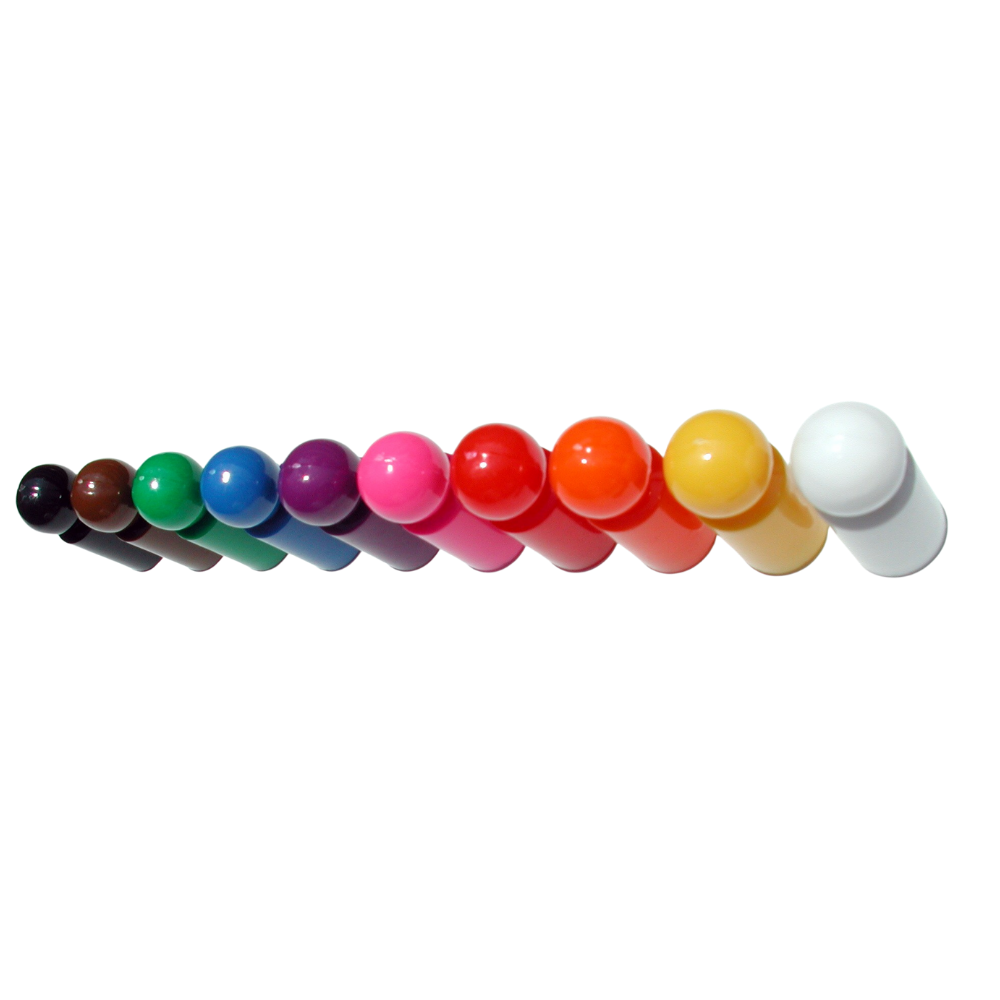 Neodym Magnete "Dots", bunte Universal-Magnete, 10 Stk.