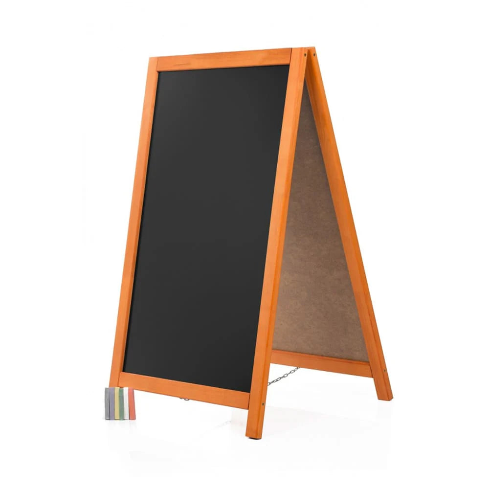 Holz Kundenstopper 95x56cm, Indoor - B-Ware / Abverkauf / Einzelstücke